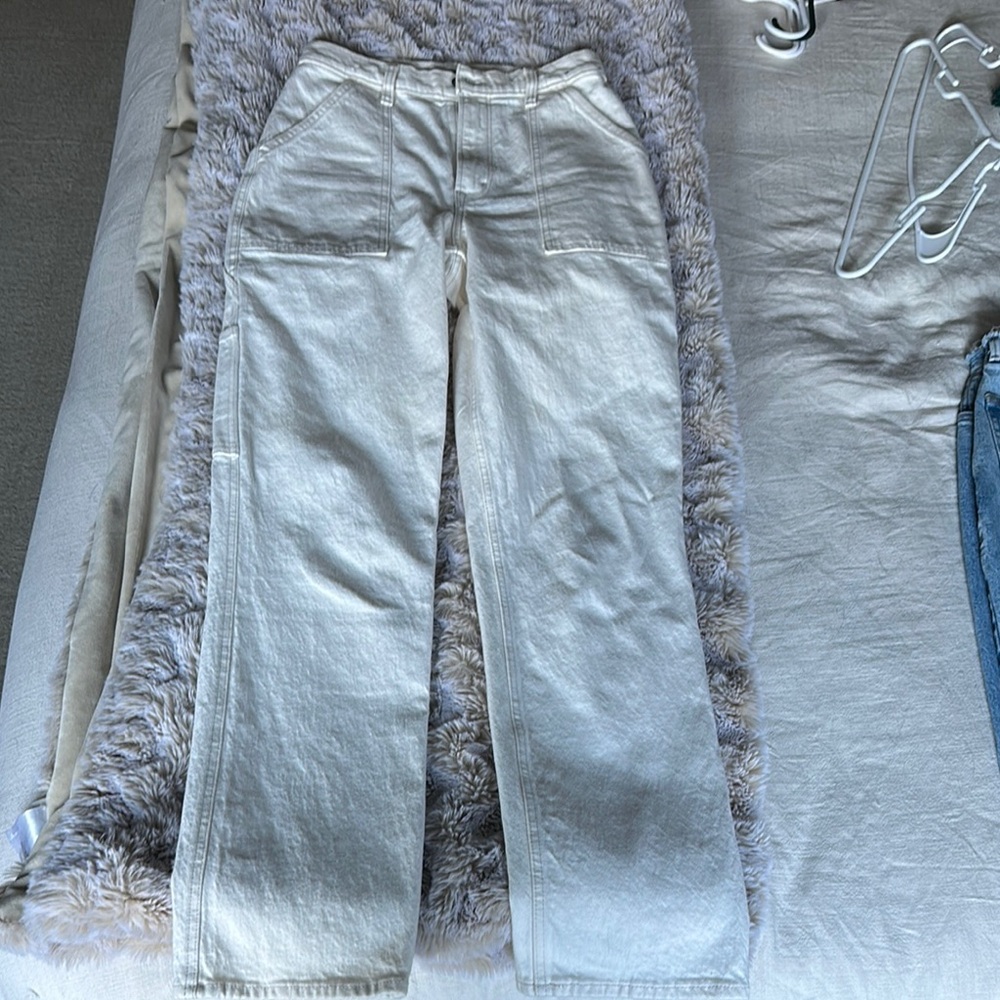 Abercrombie The 90s straight ultra high rise curve love LONG